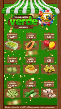 Dovale - Ofertas Hortifruti - Pré-Visualização do folheto da loja Dovale, válido de 14.10.2025