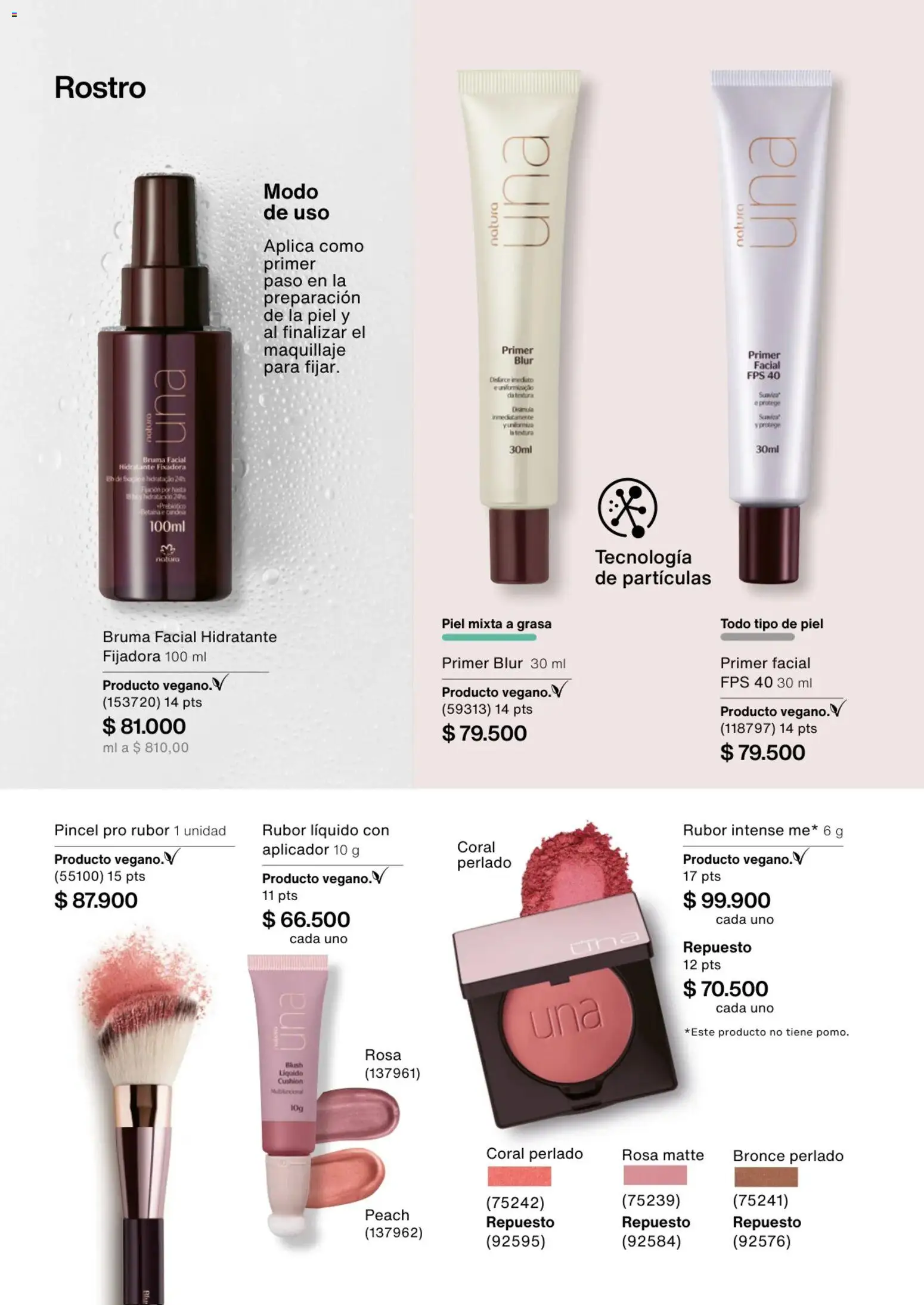 Natura revista - valida desde el 02.01.2026 | Página: 52 | Productos: Rubor, Maquillaje