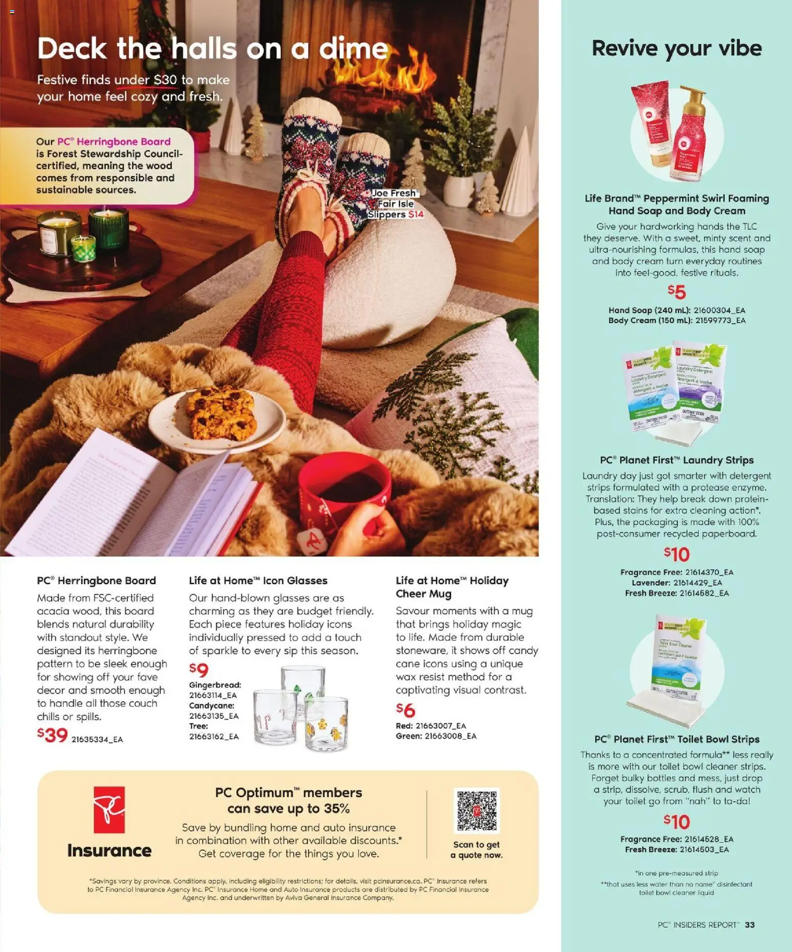 Zehrs flyer valid from 30.10.2025 | Page: 24 | Products: Slippers, Watch, Fragrance, Couch