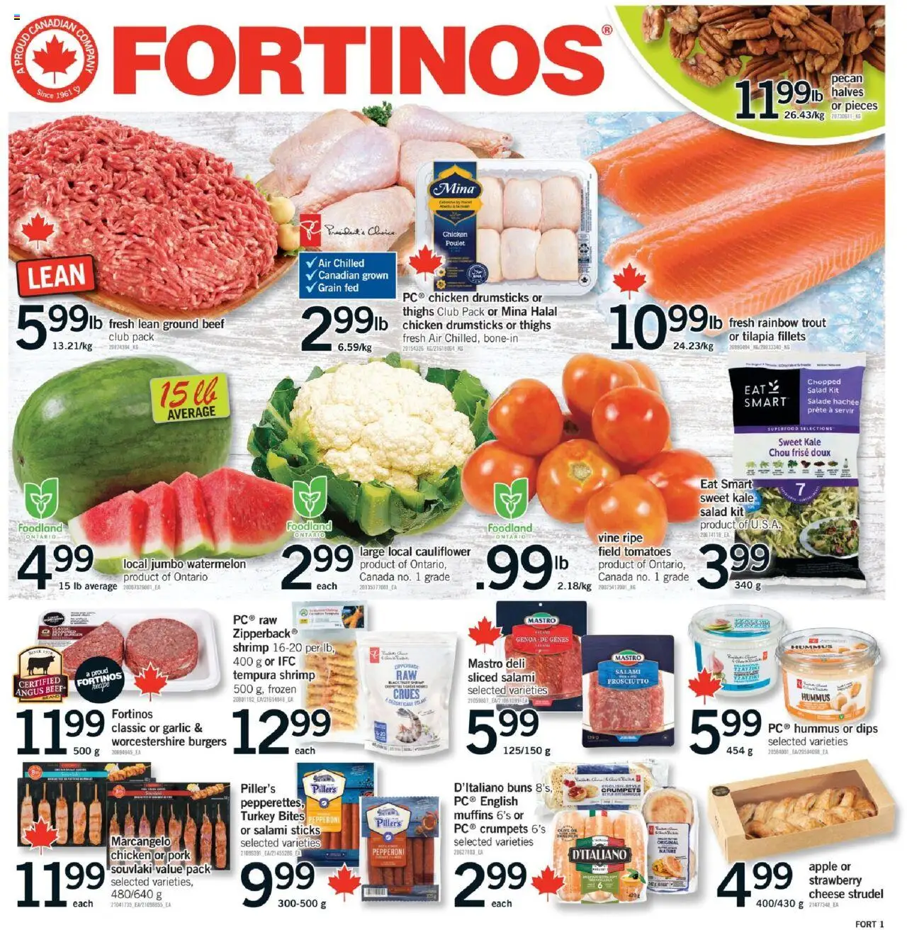 Fortinos flyer valid from 07.08.2025 | Page: 1