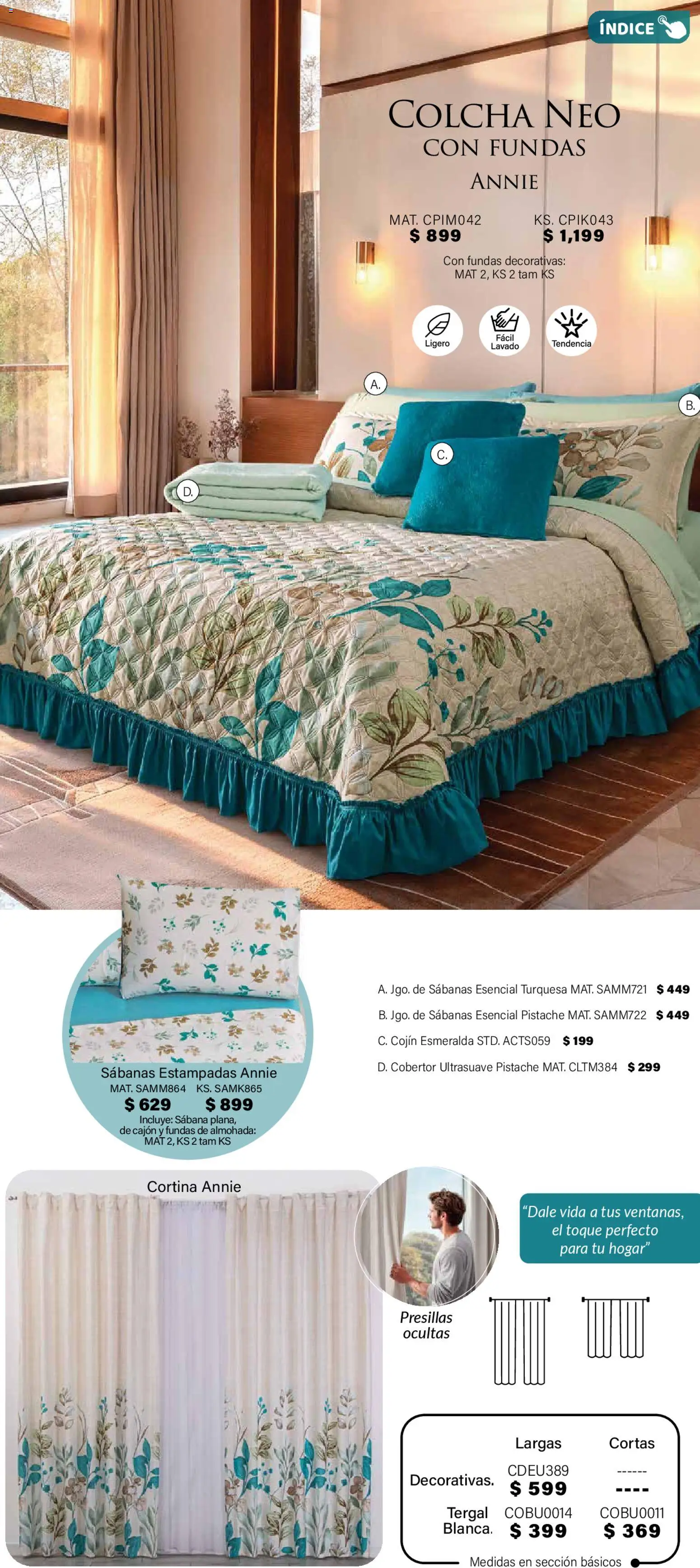 Nuevas ofertas de Colchas Concord válidas en toda la República Mexicana desde el 01.11.2025. ¡Encuentra las mejores ofertas en Colchas Concord Buen Fin! | Página: 75 | Productos: Cobertor, Almohada, Sabanas