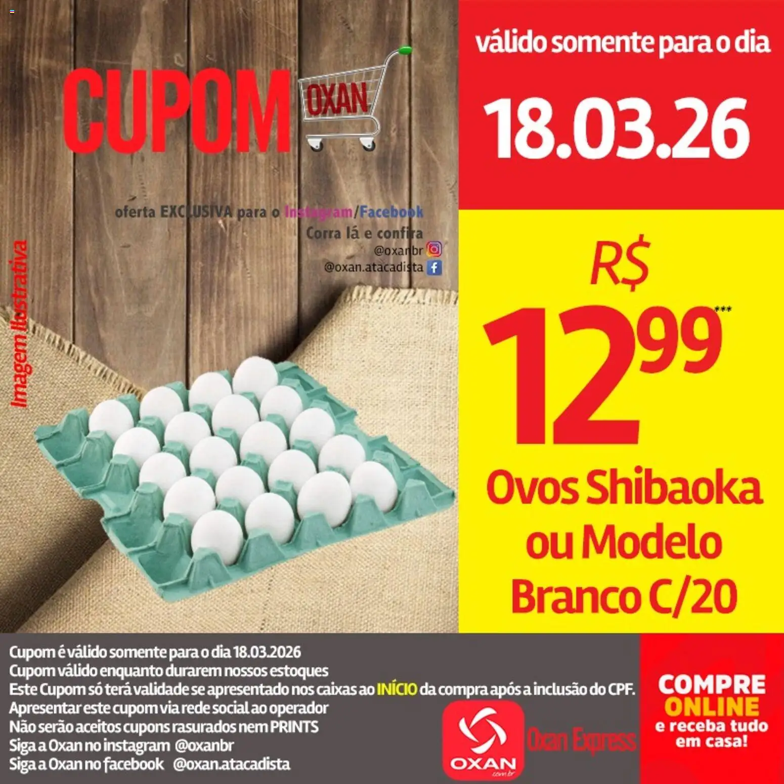 Oxan Atacadista Folheto - válido de 18.03.2026 | Página: 7 | Produtos: Ovos