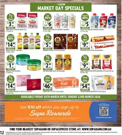 Preview of Supabarn catalogue  - valid from 18.03.2026 | Page: 12