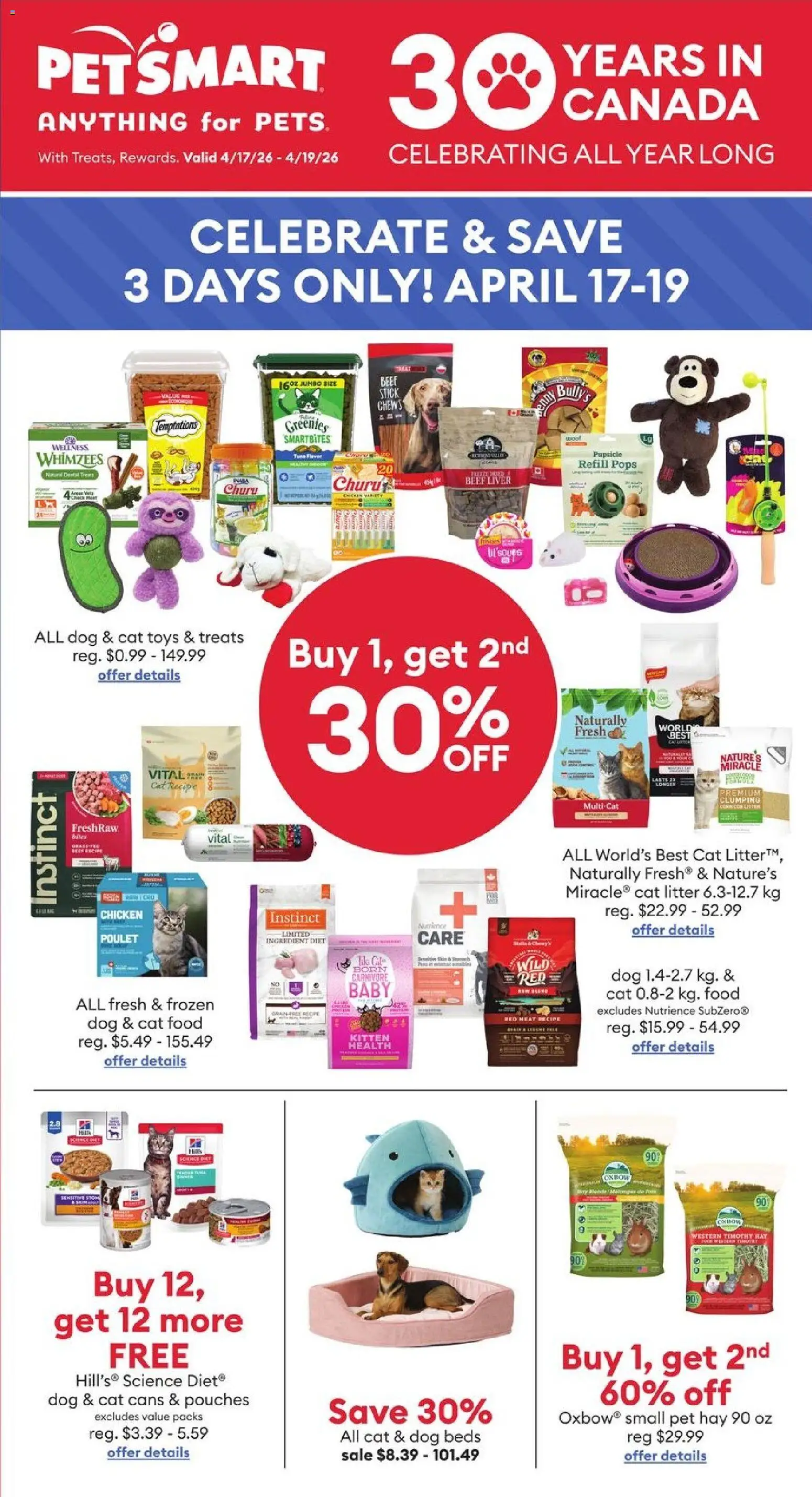 Petsmart flyer valid from 17.04.2026 | Page: 2 | Products: Beef, Chicken