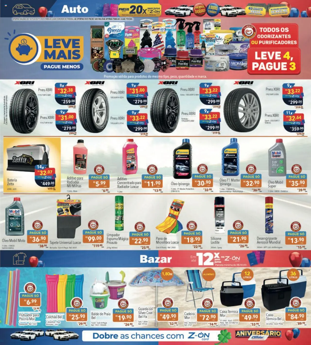 Supermercados Condor Folheto - válido de 15.10.2025 | Página: 31 | Produtos: Caixa térmica, Caixa, Bateria, Tapete