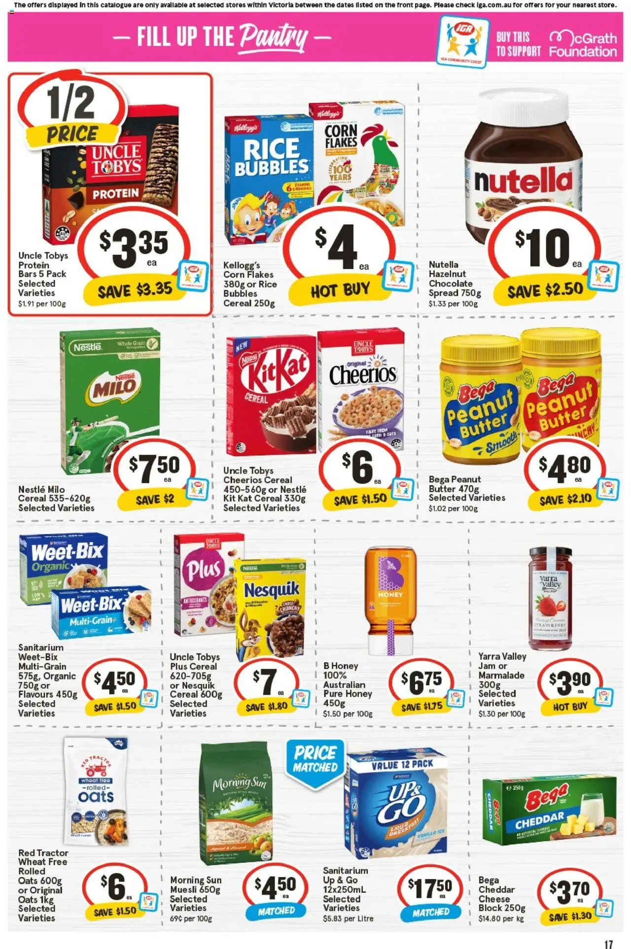 IGA catalogue - valid from 24.09.2025 | Page: 21 | Products: Butter, Cereal, Flakes, Wheat