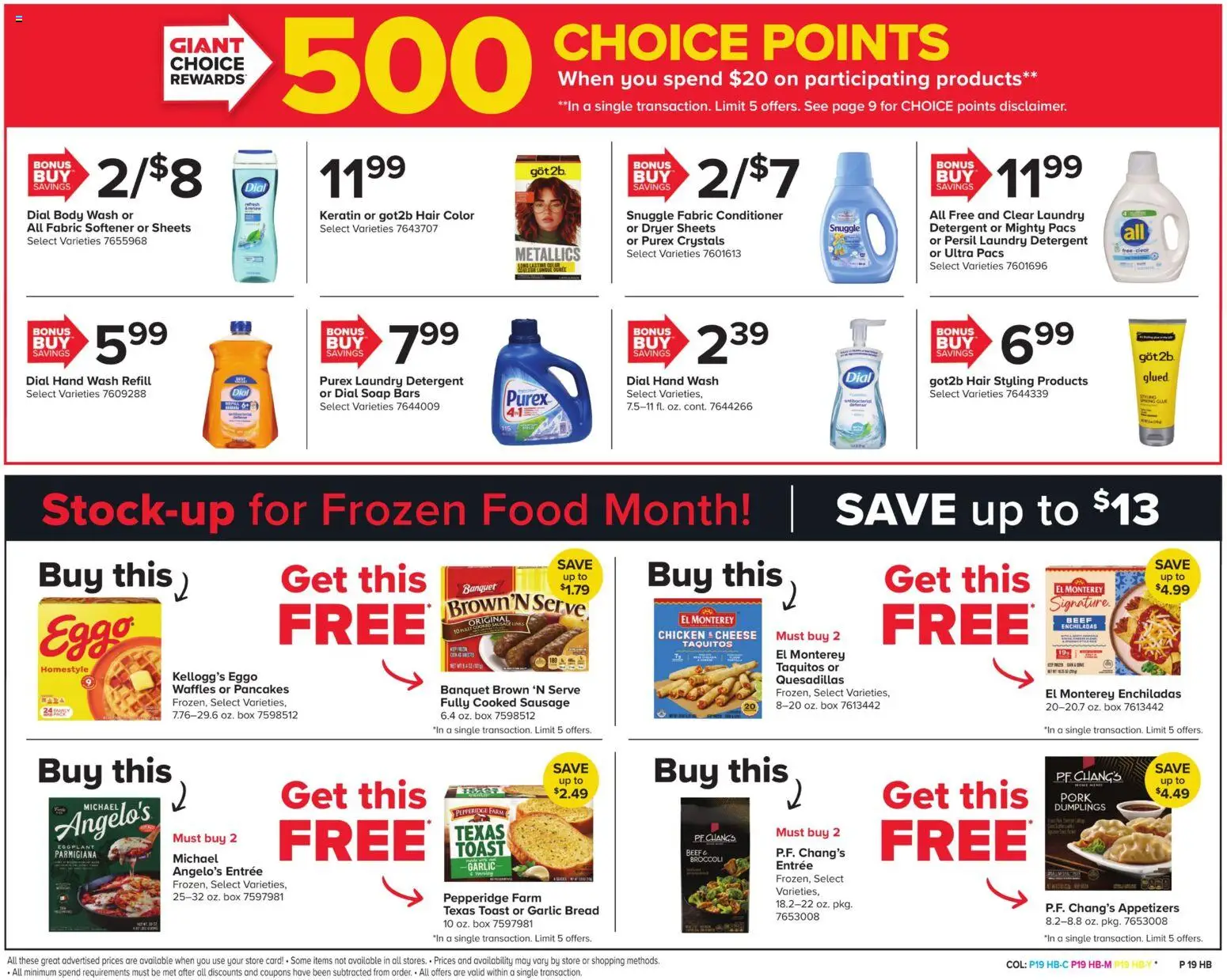 Giant Weekly Ad - valid from 06.03.2026 | Page: 21 | Products: Broccoli, Cheese, Detergent, Eggplant