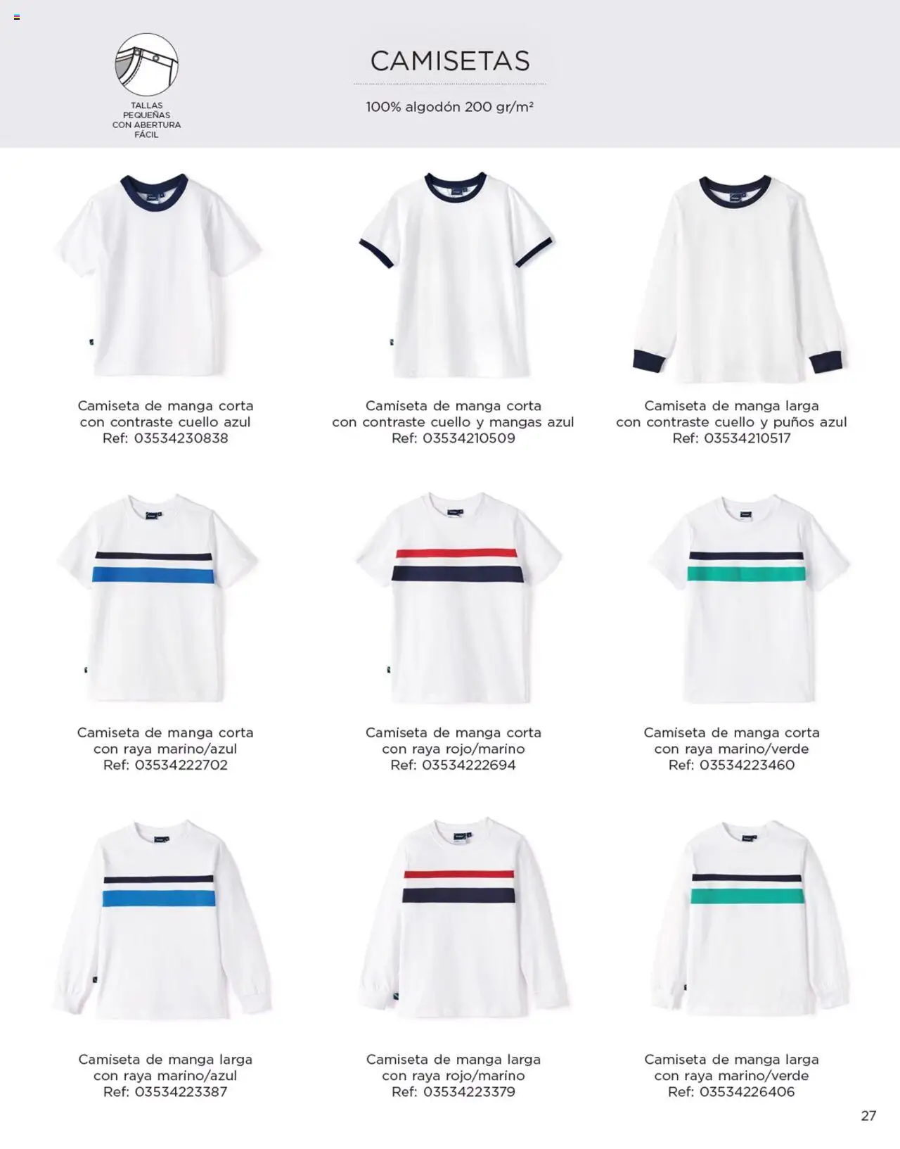 Nuevas ofertas de El Corte Inglés válidas en toda la República Mexicana desde el 04.04.2025. ¡Encuentra las mejores ofertas en El Corte Inglés catálogo Colección Uniformes 2024! | Página: 27 | Productos: Manga, Algodón, Camiseta