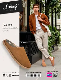 Vista previa de Price Shoes catálogo Avances Caballeros 2026, nuevo folleto de la tienda, válido en México a partir del 15.11.2025