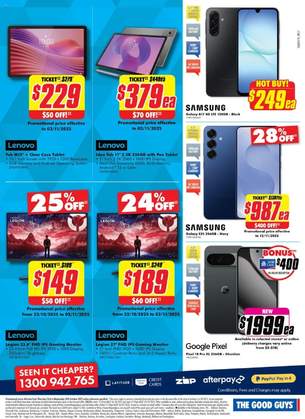 The Good Guys catalogue - valid from 22.10.2025 | Page: 21 | Products: Shorts, Tablet, Monitor, Case