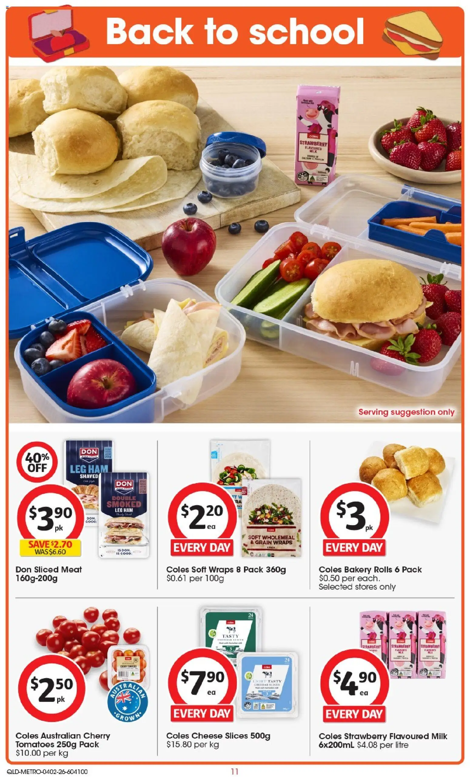 Coles catalogue - valid from 04.02.2026 | Page: 12 | Products: Light, Milk, Cheese, Tomatoes