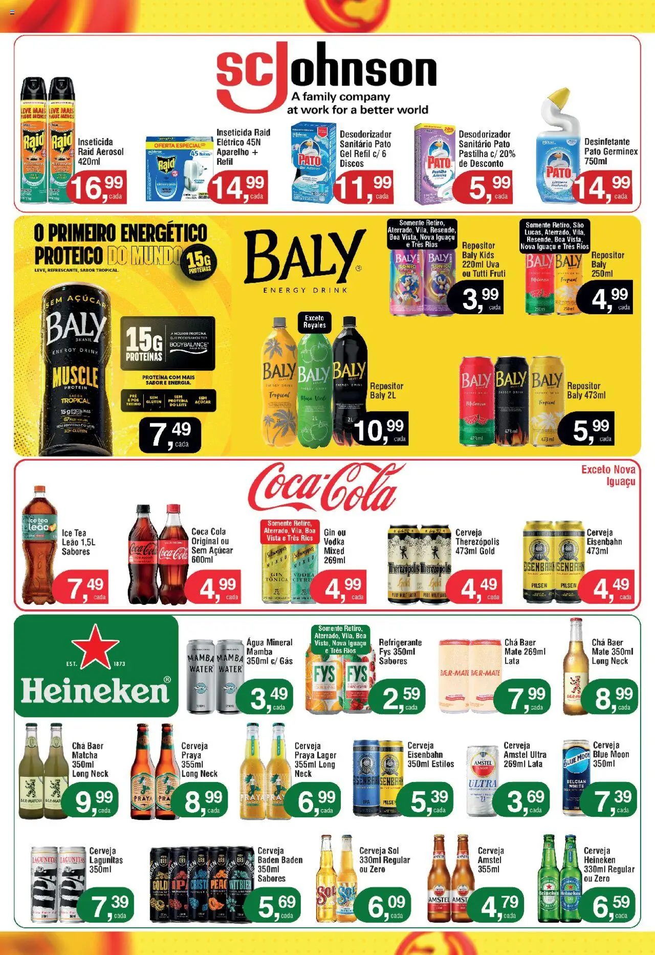 Royal Supermercados Folheto - válido de 13.10.2025 | Página: 12 | Produtos: Energético, Ice tea, Heineken, Refrigerante