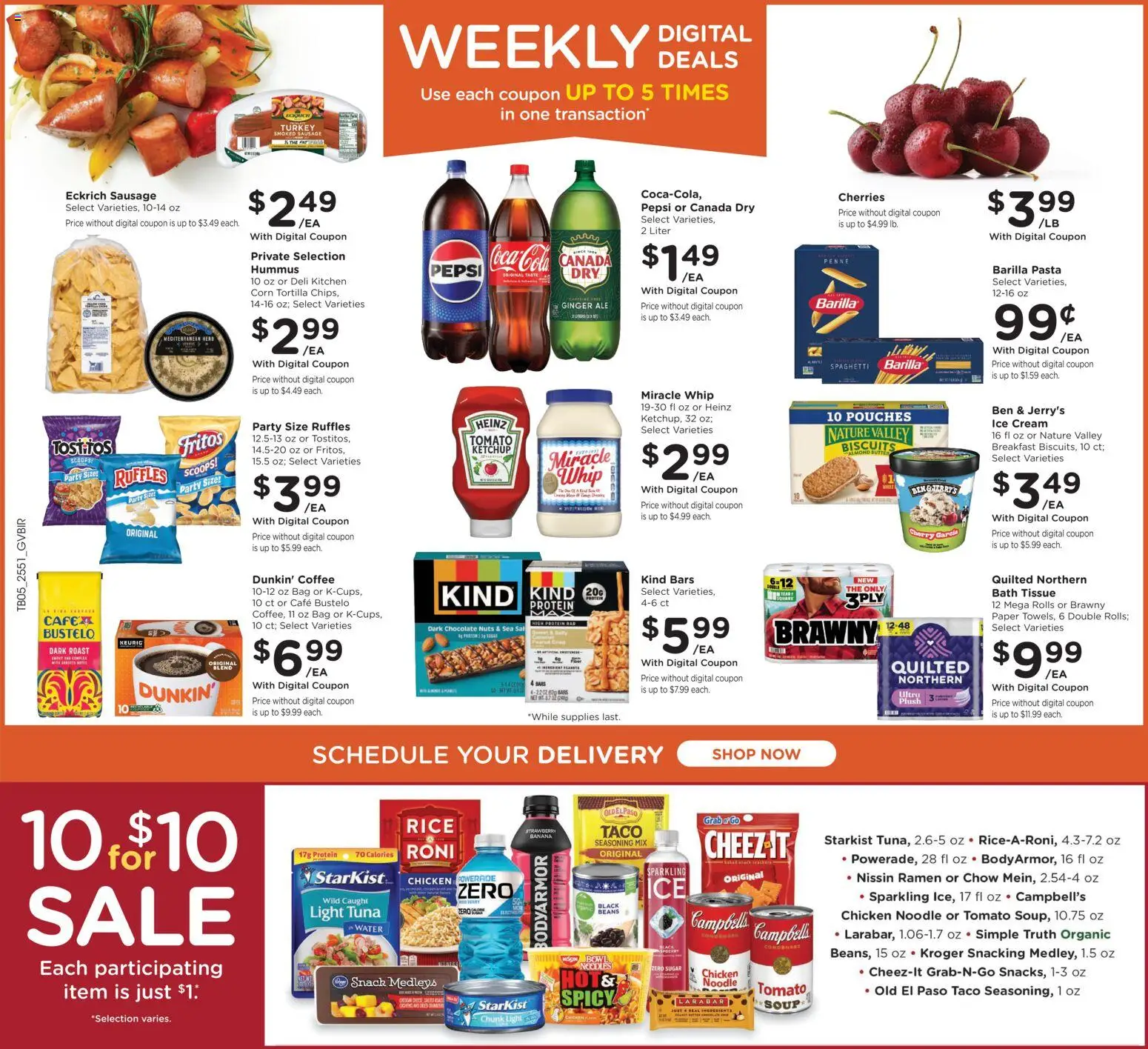 Kroger Ad - valid from 21.01.2026 | Page: 2 | Products: Bath, Pasta, Ketchup, Bag