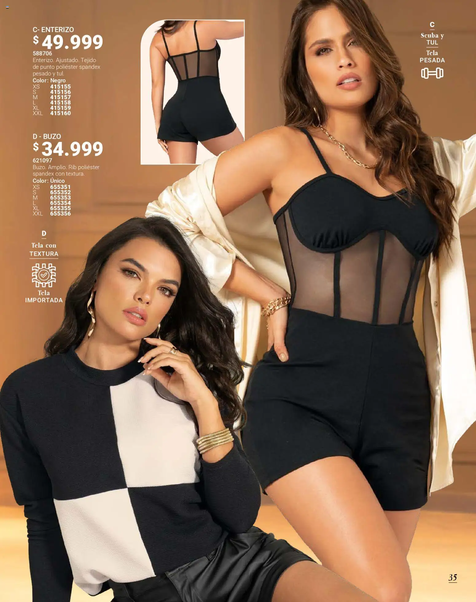 Carmel revista - valida desde el 29.10.2025 | Página: 35 | Productos: Buzo, Enterizo