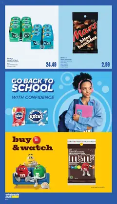 Wholesale Club flyer valid from 31.07.2025 | Page: 46 | Products: Candies, Watch, Milk, Chocolate