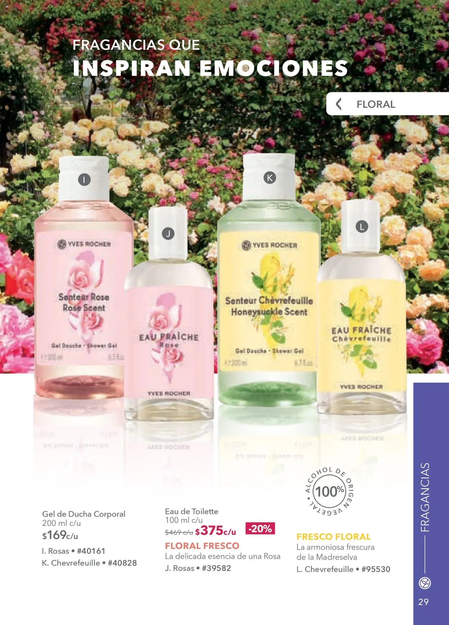 Nuevas ofertas de Yves Rocher válidas en toda la República Mexicana desde el 10.02.2026. ¡Encuentra las mejores ofertas en Yves Rocher campaña 3 2026! | Página: 29 | Productos: Eau de toilette, Gel de ducha