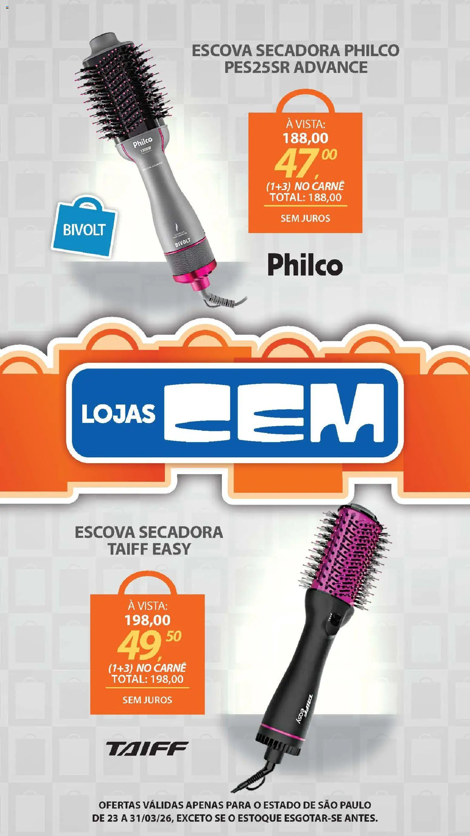 Lojas Cem Folheto - válido de 23.03.2026 | Página: 130