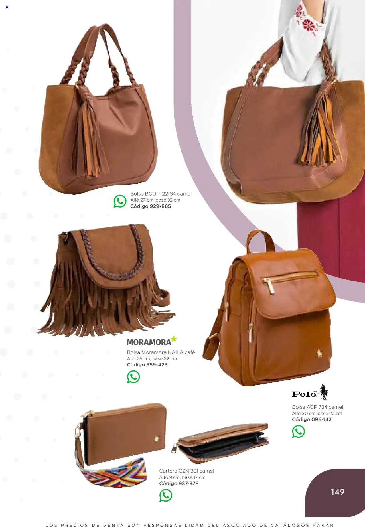 Nuevas ofertas de SC Pakar válidas en toda la República Mexicana desde el 24.07.2025. ¡Encuentra las mejores ofertas en SC Pakar Catálogo Ropa y Accesorios! | Página: 149 | Productos: Bolsa, Café