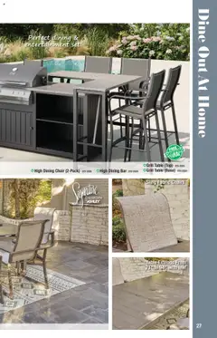 Preview of Menards weekly ads valid from 19.02.2025 | Page: 27 | Products: Table, Chair, Grill