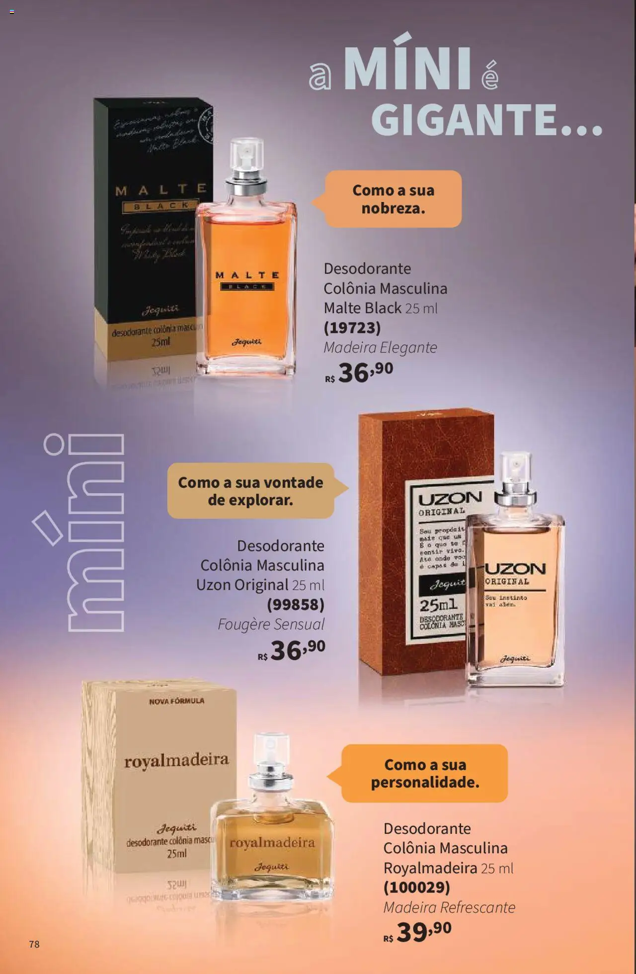 Jequiti Folheto - válido de 19.09.2025 | Página: 78 | Produtos: Desodorante