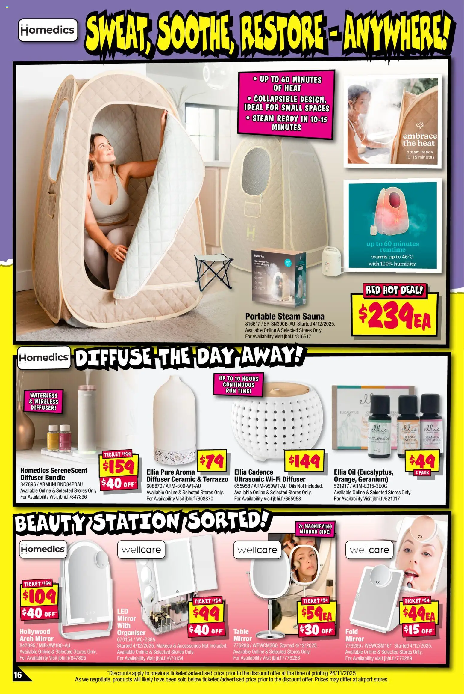 JB Hi-Fi catalogue - valid from 18.12.2025 | Page: 16 | Products: Table, Oil, Accessories, Portable