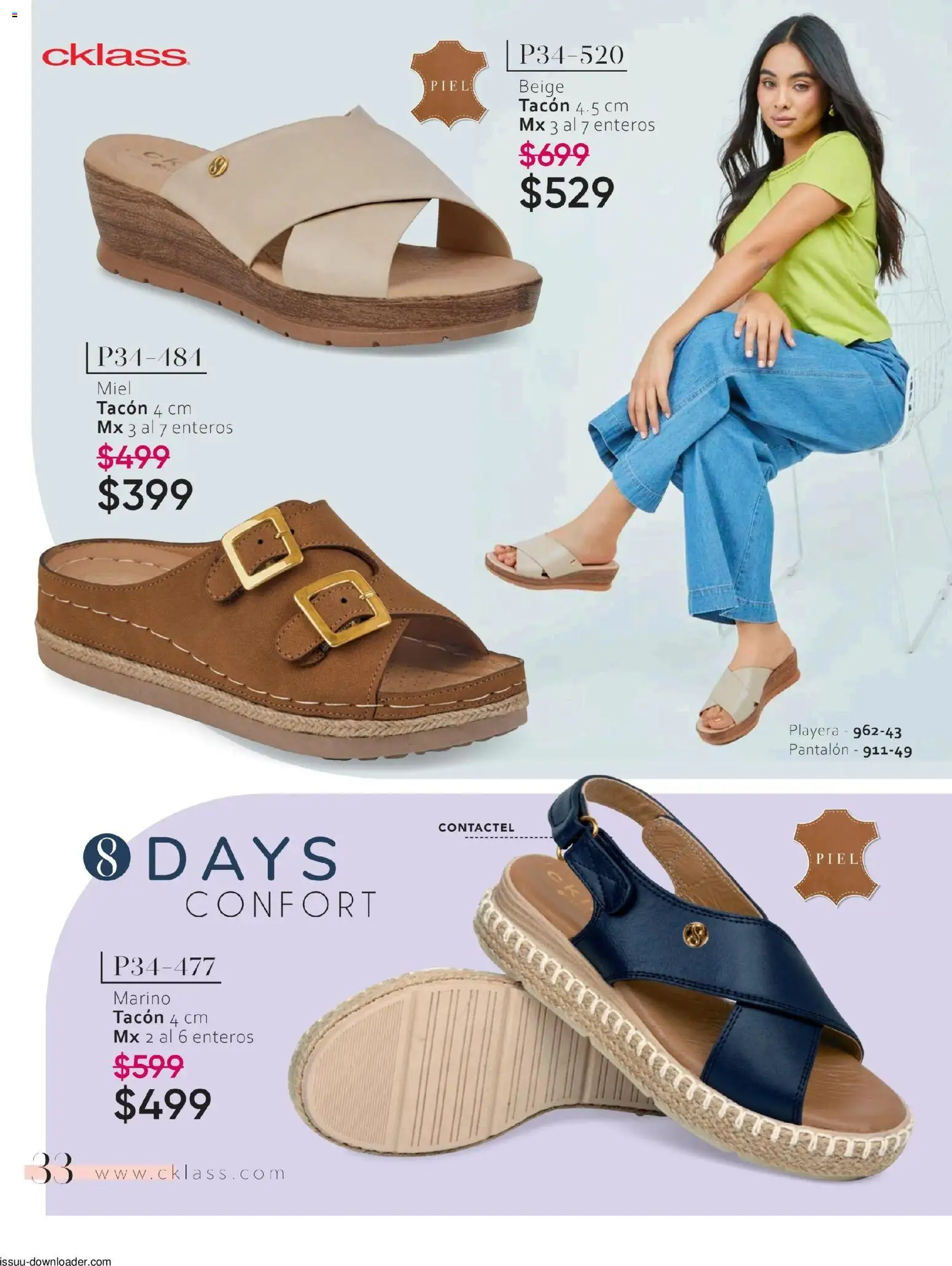 Nuevas ofertas de Cklass válidas en toda la República Mexicana desde el 26.01.2026. ¡Encuentra las mejores ofertas en Cklass catálogo Especial Calzado! | Página: 34