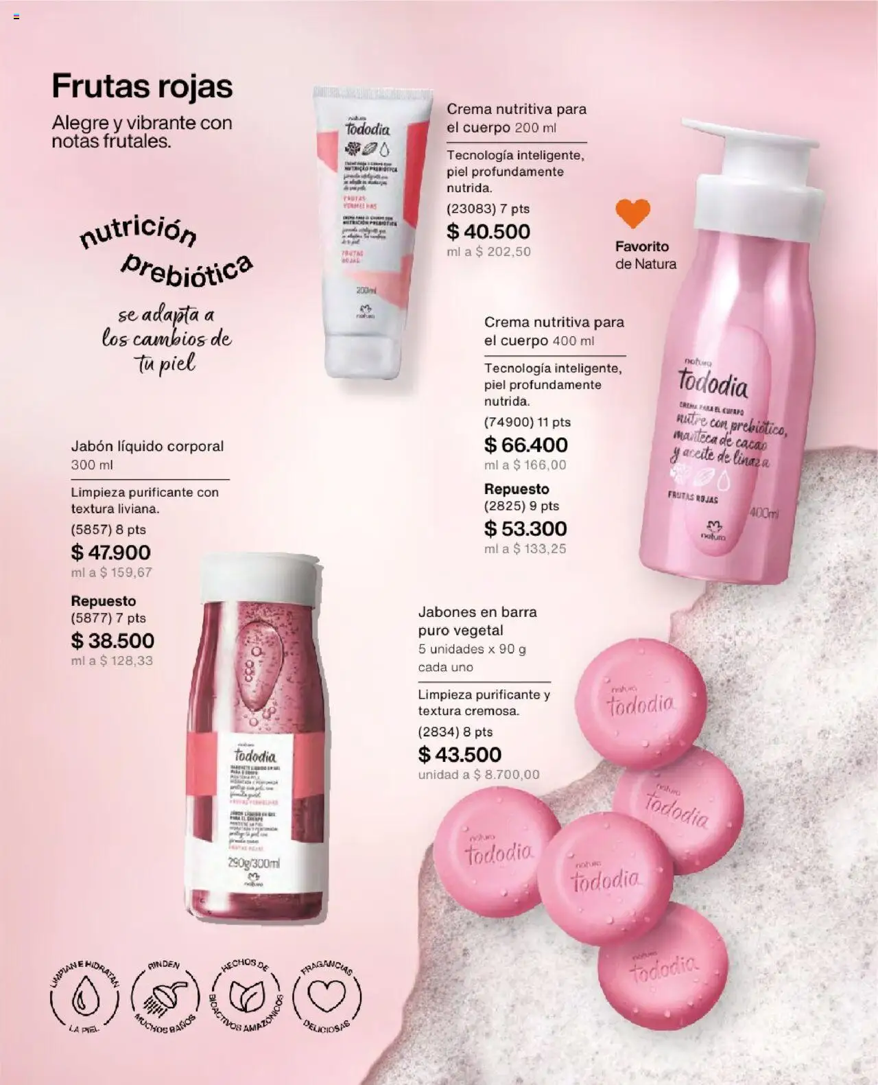 Natura revista - valida desde el 23.07.2025 | Página: 115 | Productos: Jabón líquido, Jabón, Manteca, Aceite