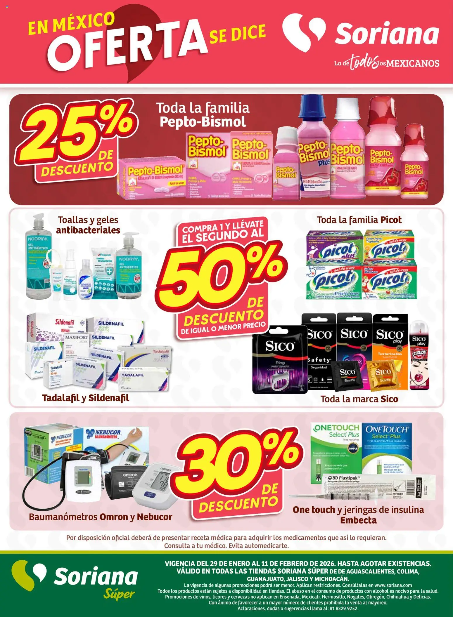 Nuevas ofertas de Soriana válidas en toda la República Mexicana desde el 30.01.2026. ¡Encuentra las mejores ofertas en Soriana - Preciazazaso Súper: Ags, Col, Gto, Jal, Mich! | Página: 38 | Productos: Sal, Toallas
