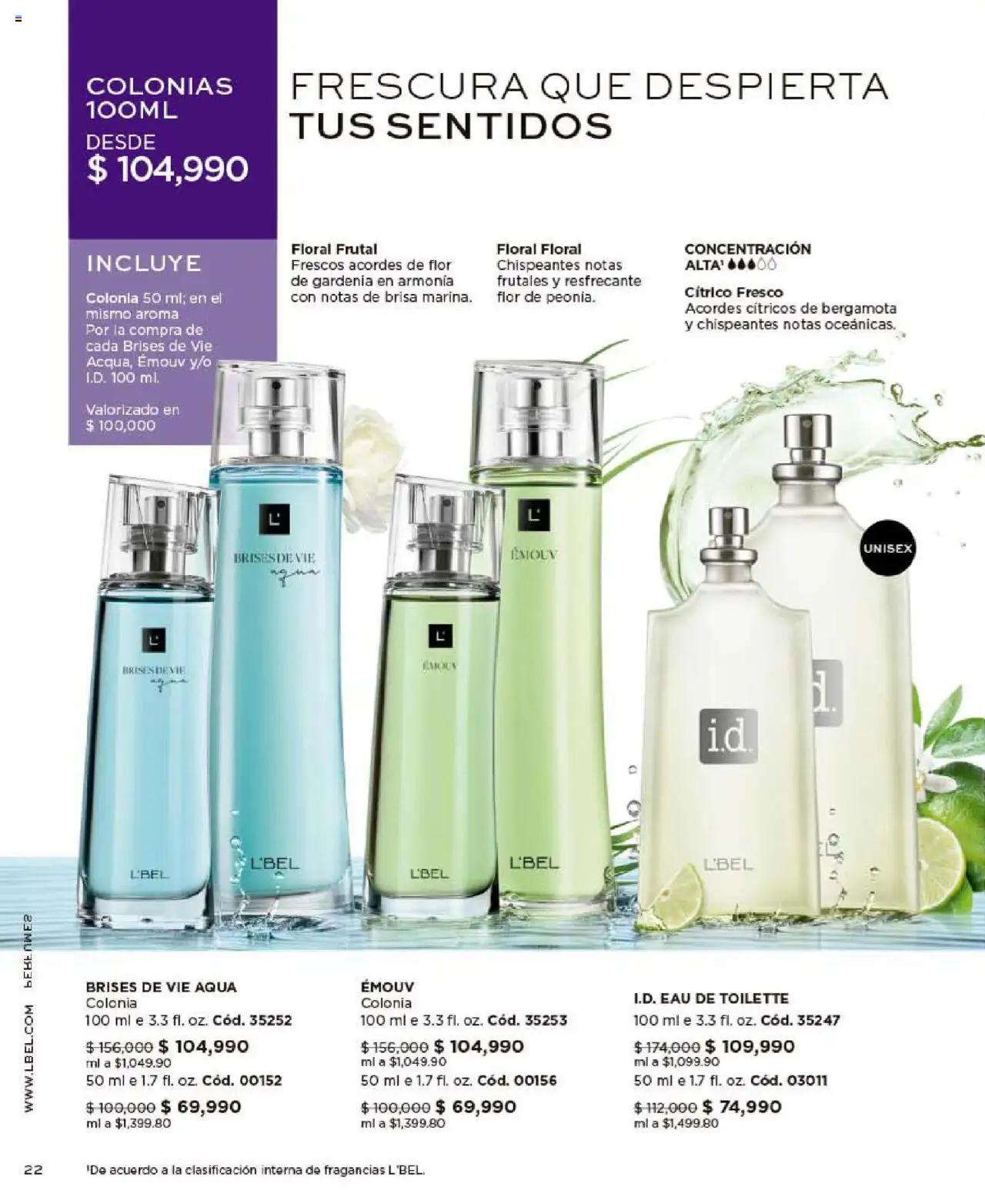 L'Bel revista - valida desde el 24.09.2025 | Página: 22 | Productos: Eau de toilette