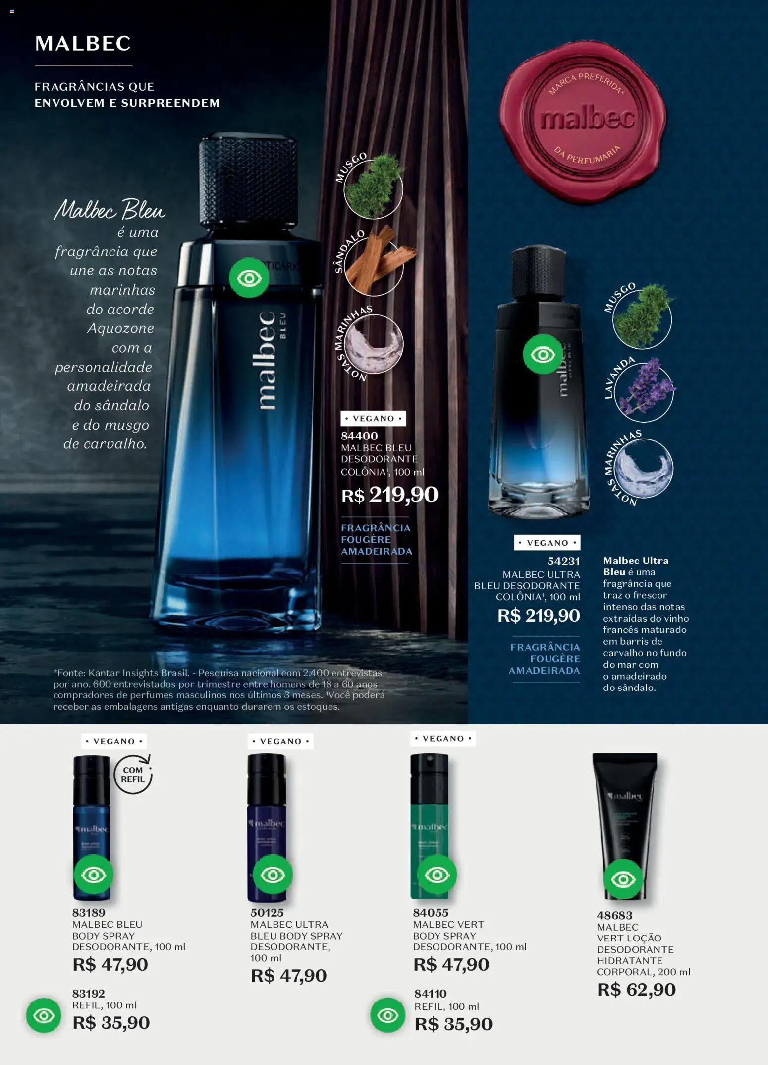 O Boticário Folheto - válido de 03.11.2025 | Página: 46 | Produtos: Fragrância, Desodorante, Vinho, Body