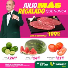 Vista previa de Soriana - Fin de Semana Súper: Tijuana, Mexicali, Ensenada, San Luis Río Colorado y Tecate, nuevo folleto de la tienda, válido en México a partir del 11.07.2025