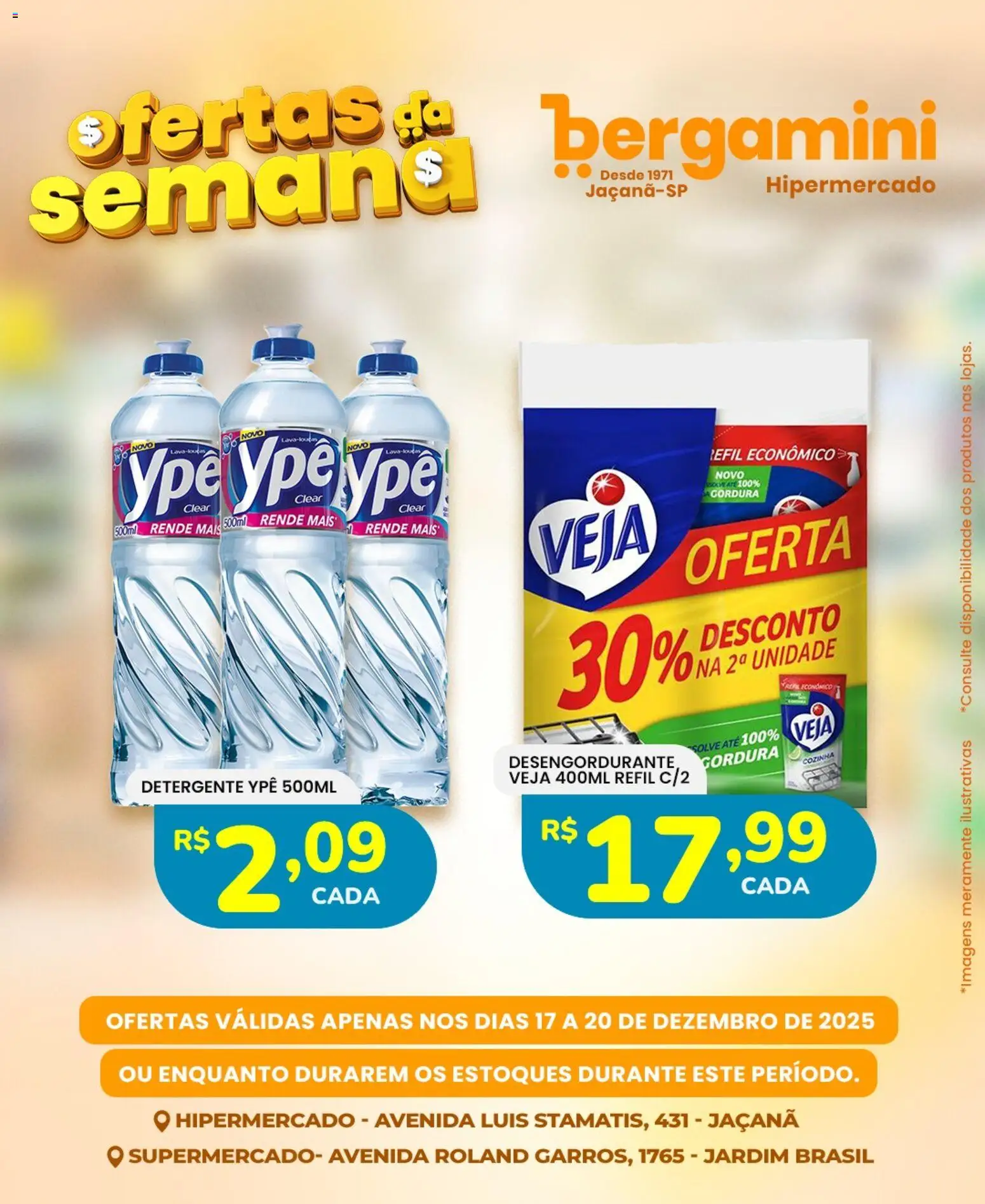 Supermercado Bergamini Folheto - válido de 17.12.2025 | Página: 12 | Produtos: Detergente