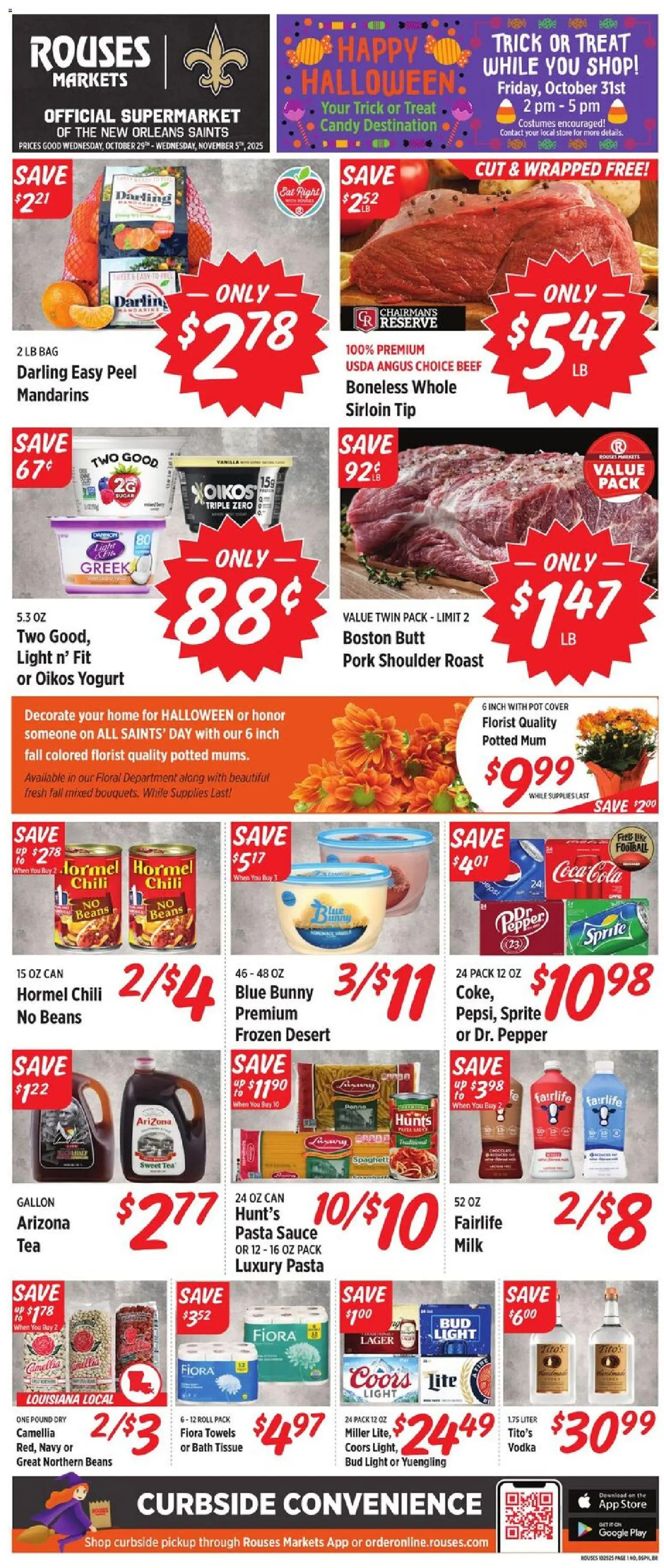 Rouses Weekly Ad - LA - valid from 29.10.2025 | Page: 1