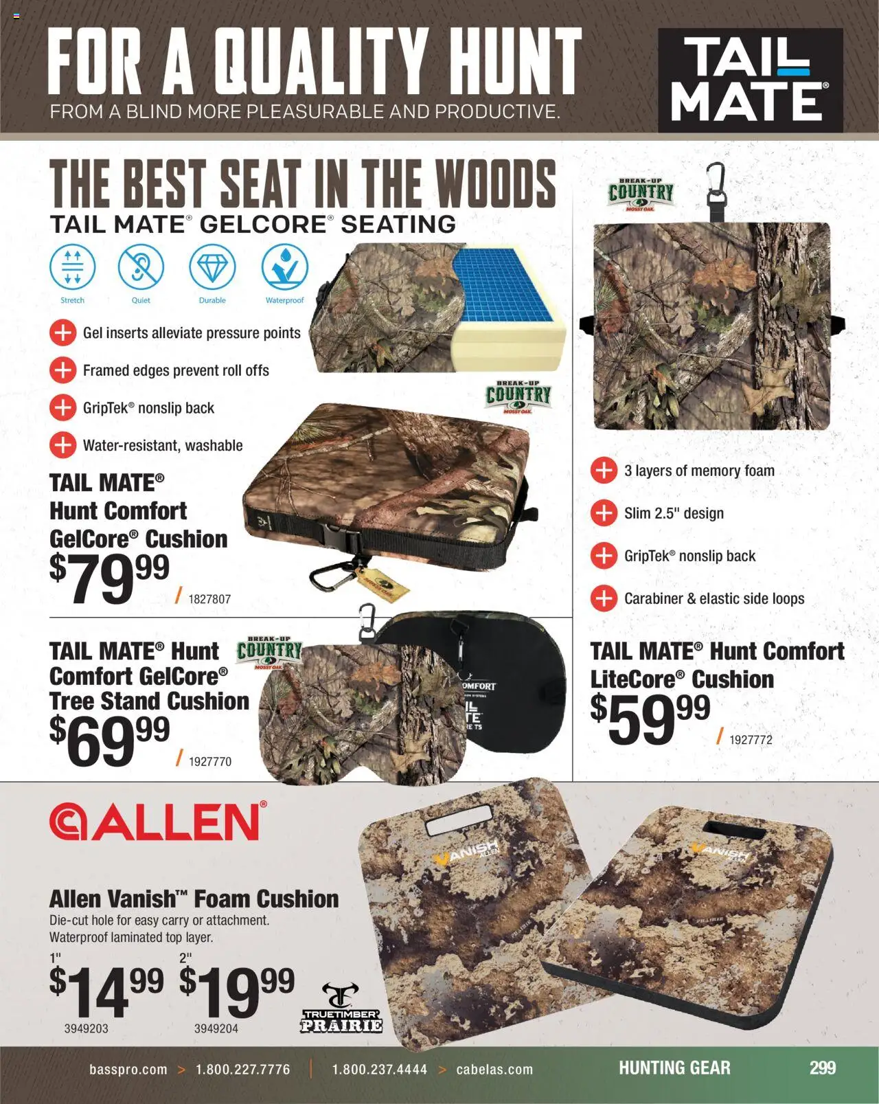 Cabela's Hunting Master 25 - valid from 11.08.2025 | Page: 299 | Products: Cushion