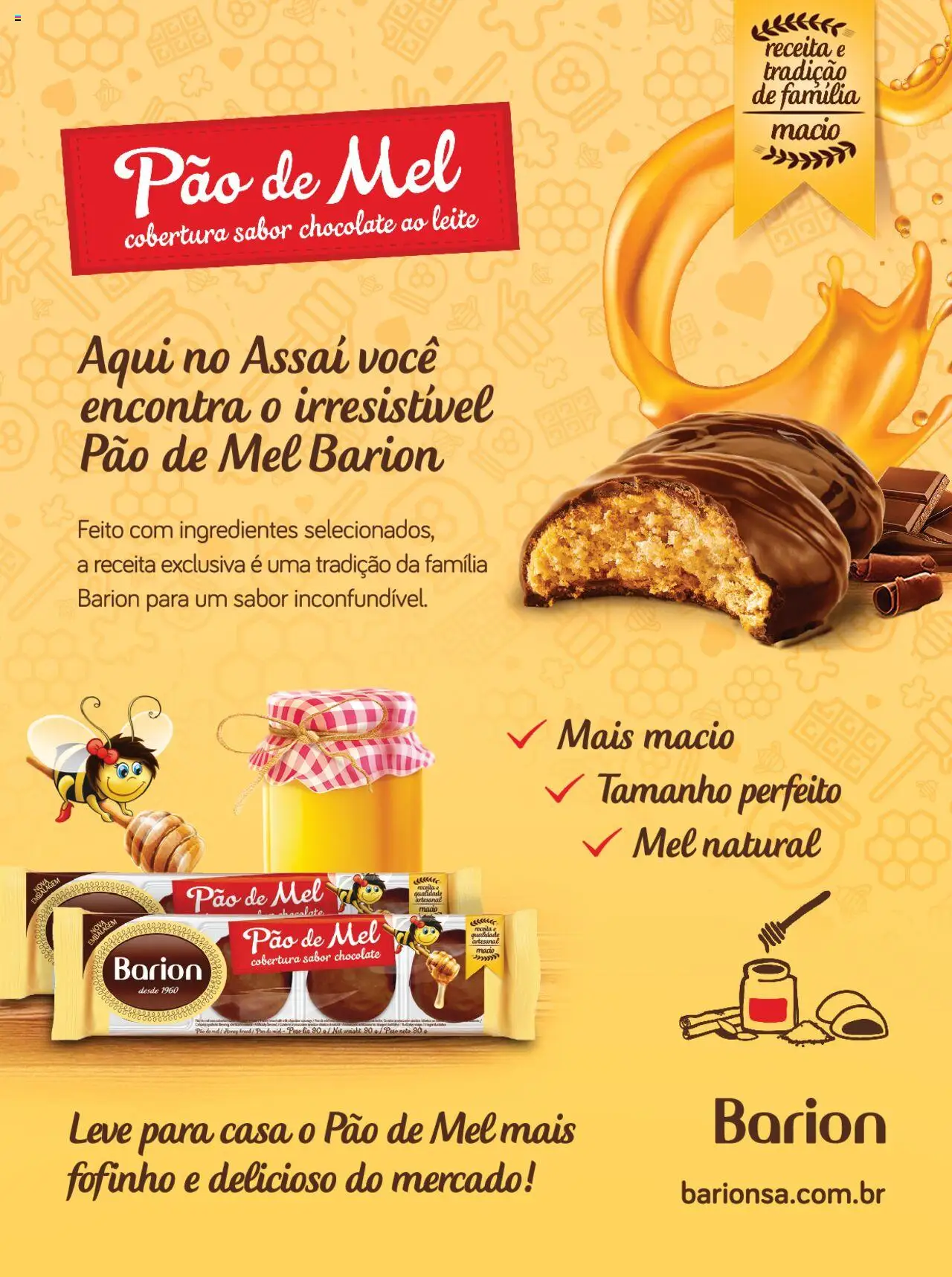Assaí Atacadista Folheto - válido de 01.07.2025 | Página: 59 | Produtos: Leite, Pão, Chocolate, Mel