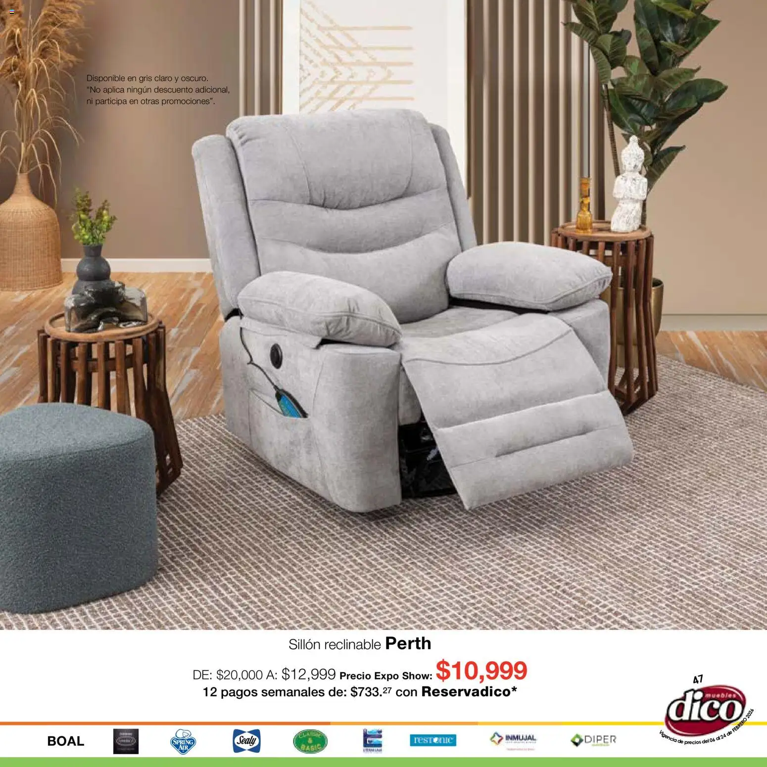 Nuevas ofertas de Muebles Dico válidas en toda la República Mexicana desde el 06.02.2026. ¡Encuentra las mejores ofertas en Muebles Dico catálogo Expo Show! | Página: 47