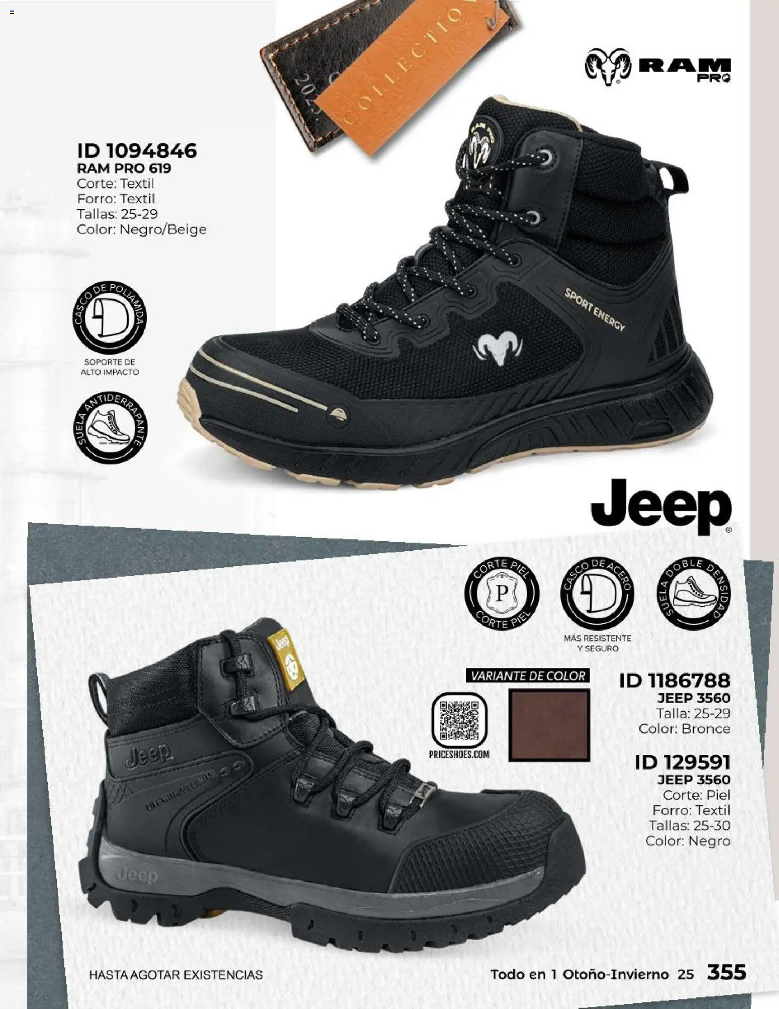 Nuevas ofertas de Price Shoes válidas en toda la República Mexicana desde el 27.10.2025. ¡Encuentra las mejores ofertas en Price Shoes catálogo Todo en uno! | Página: 355