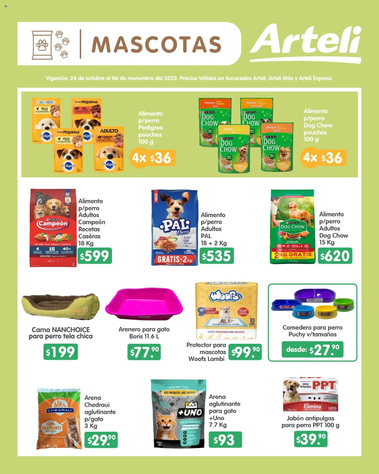 Nuevas ofertas de Arteli válidas en toda la República Mexicana desde el 24.10.2025. ¡Encuentra las mejores ofertas en Arteli folleto! | Página: 15 | Productos: Cereales, Cama, Tapete, Jabón