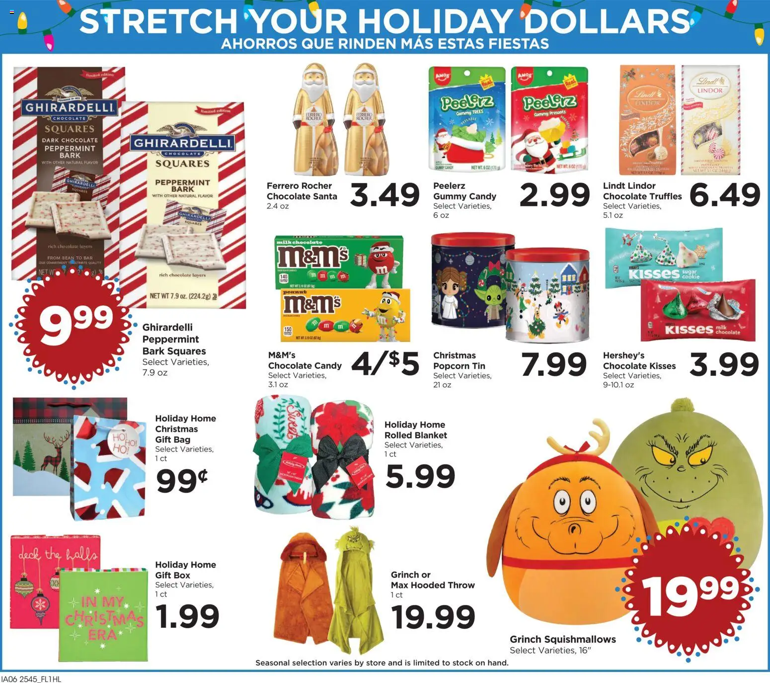 Food 4 Less Weekly Ad - valid from 10.12.2025 | Page: 6 | Products: Blanket, Chocolate, Sugar, Bag