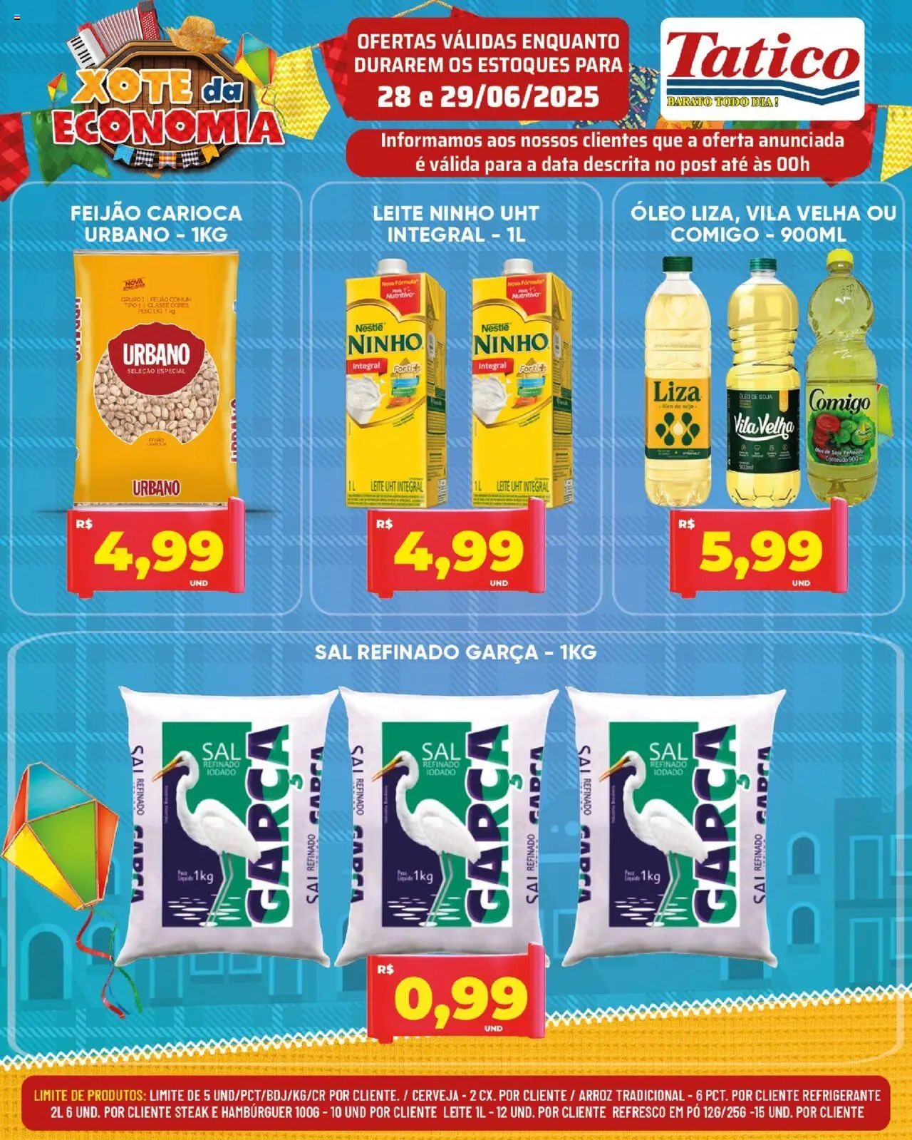 Tatico Folheto - válido de 30.06.2025 | Página: 21 | Produtos: Refresco, Óleo, Arroz, Hambúrguer