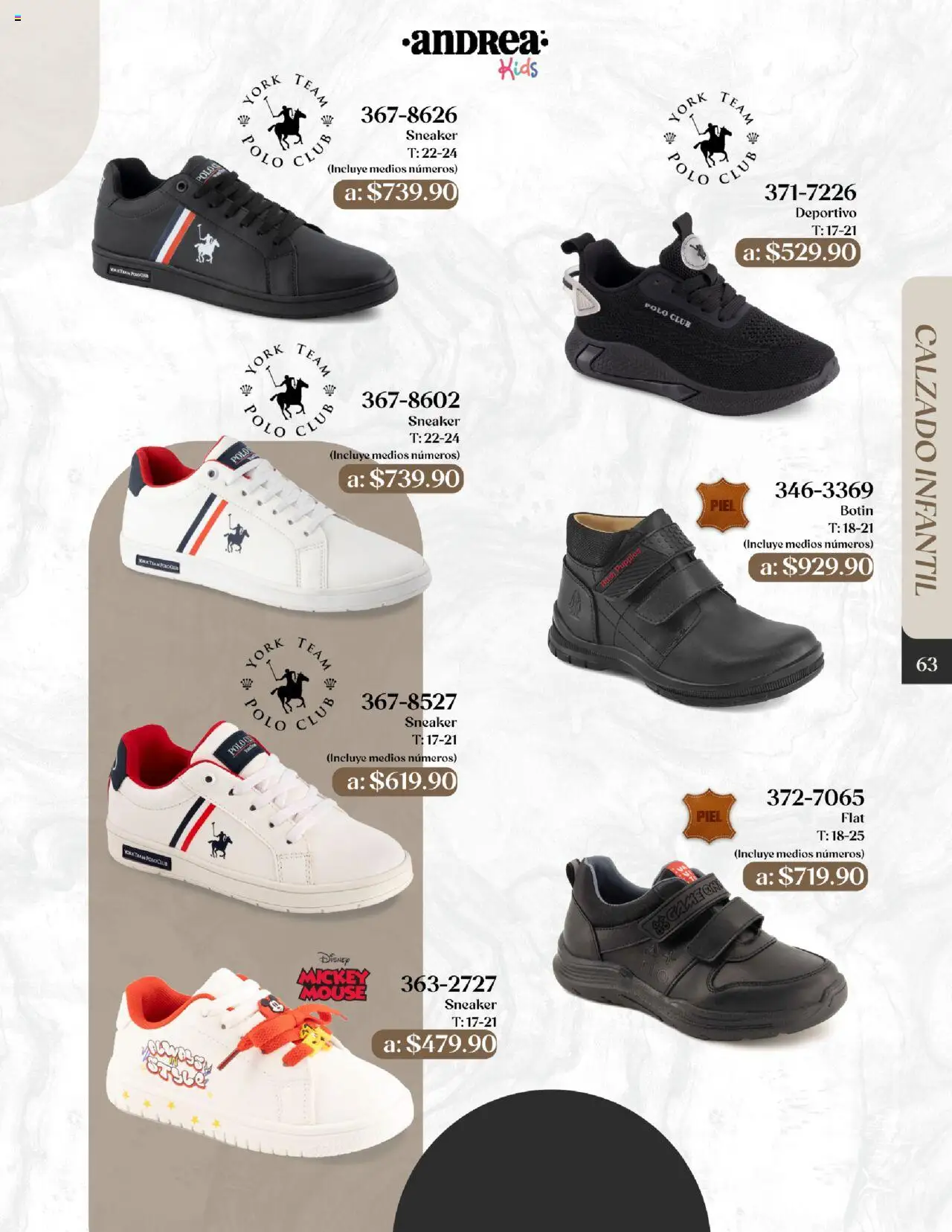 Nuevas ofertas de Andrea válidas en toda la República Mexicana desde el 24.08.2025. ¡Encuentra las mejores ofertas en Andrea - Catálogo Esenciales de Otoño! | Página: 63 | Productos: Botín