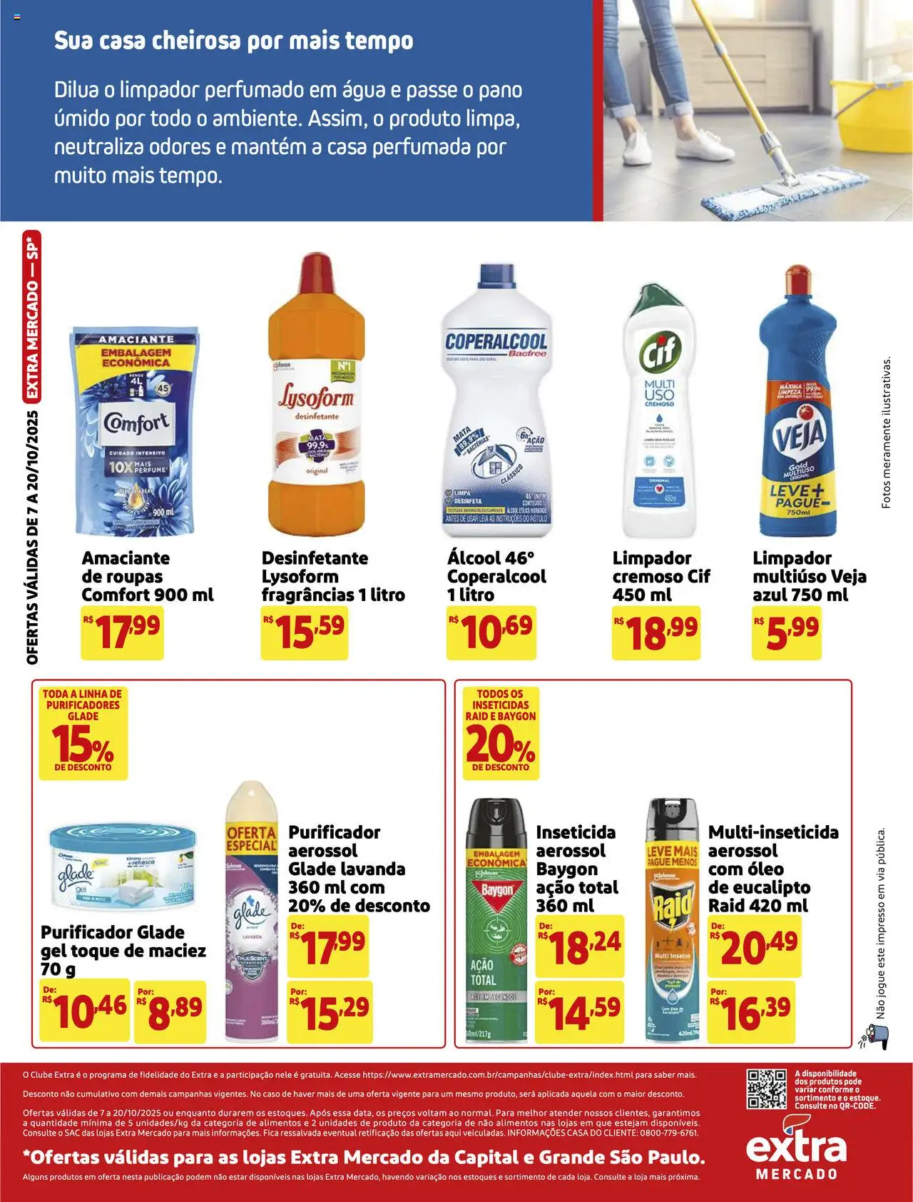 Extra Folheto - válido de 07.10.2025 | Página: 2 | Produtos: Refresco, Purificador, Óleo, Inseticida