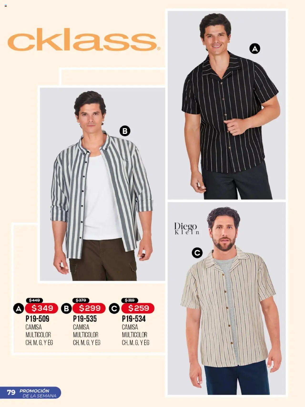 Nuevas ofertas de Cklass válidas en toda la República Mexicana desde el 14.08.2025. ¡Encuentra las mejores ofertas en Cklass - Catálogo Promo De La Semana! | Página: 80 | Productos: Camisa