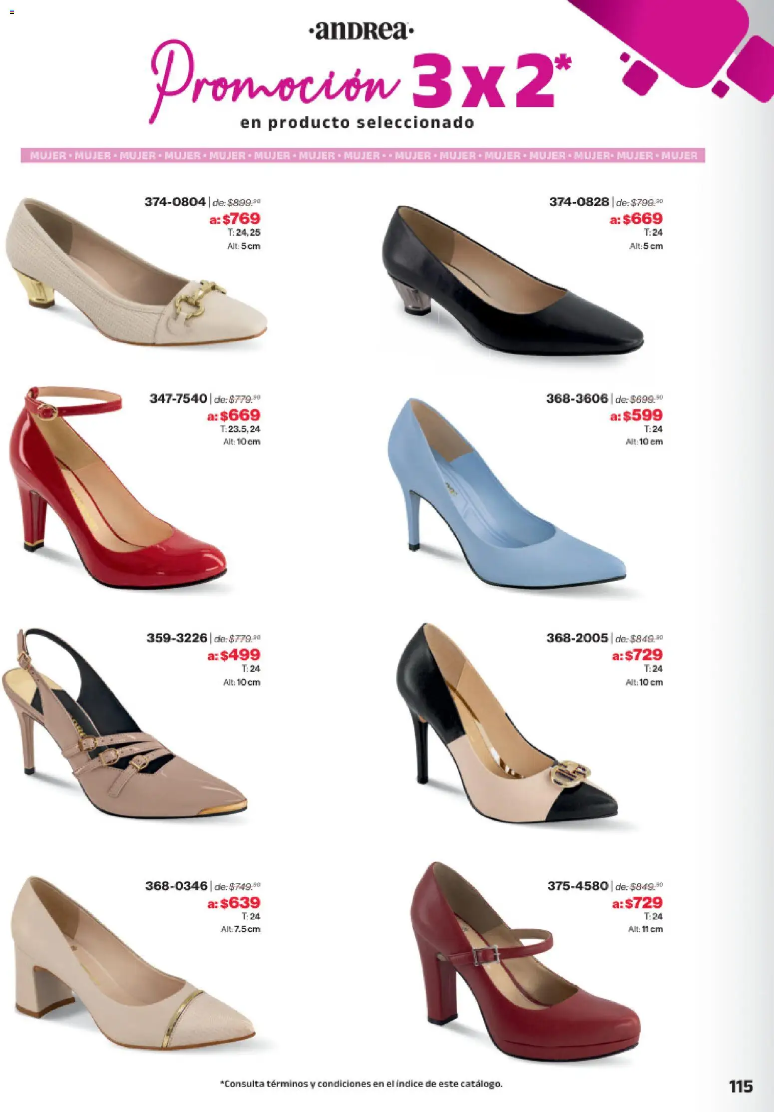 Nuevas ofertas de Andrea válidas en toda la República Mexicana desde el 02.11.2025. ¡Encuentra las mejores ofertas en Andrea catálogo Outlet! | Página: 115