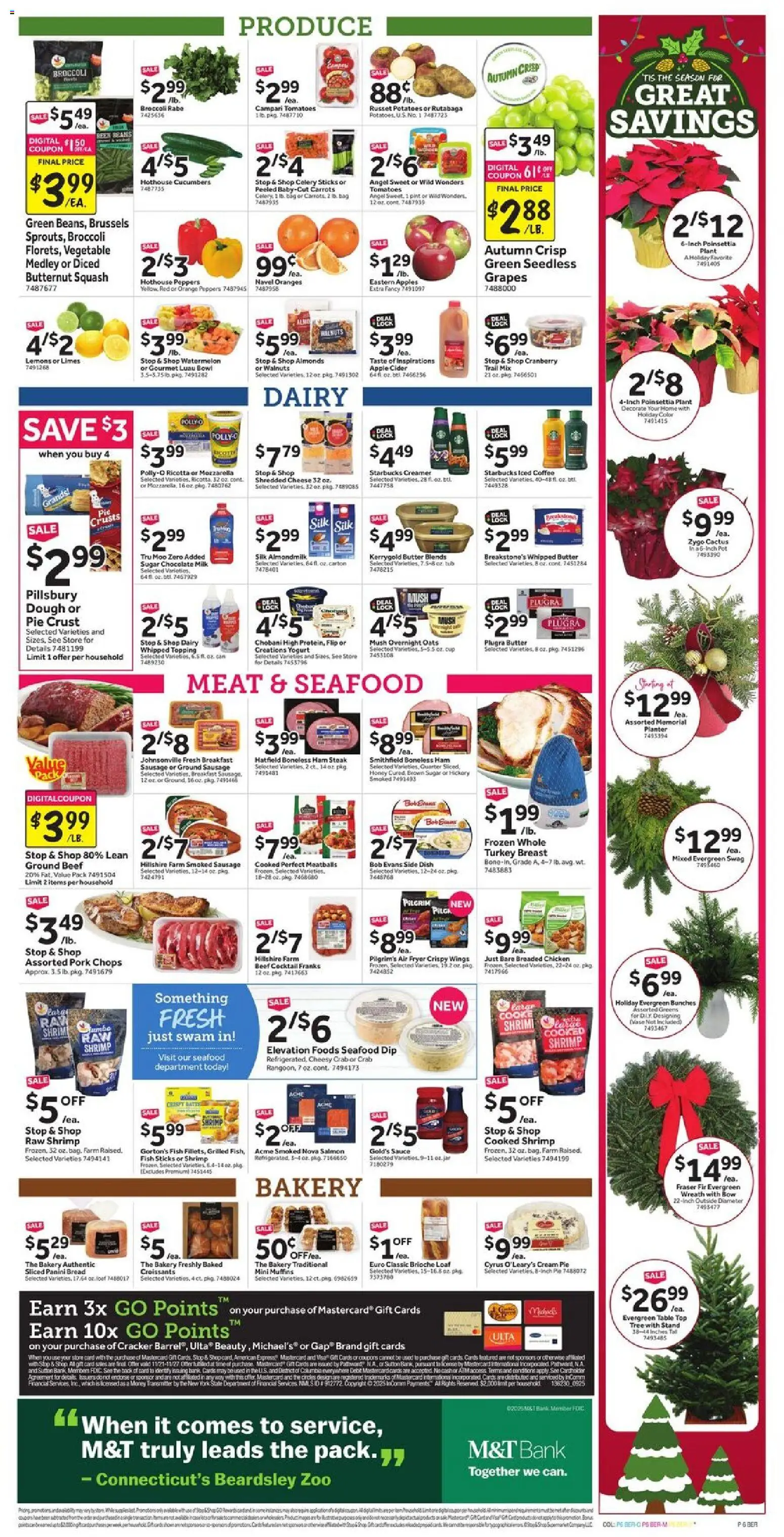 Stop & Shop Weekly Circular - CT - valid from 21.11.2025 | Page: 11 | Products: Milk, Oranges, Tomatoes, Bag