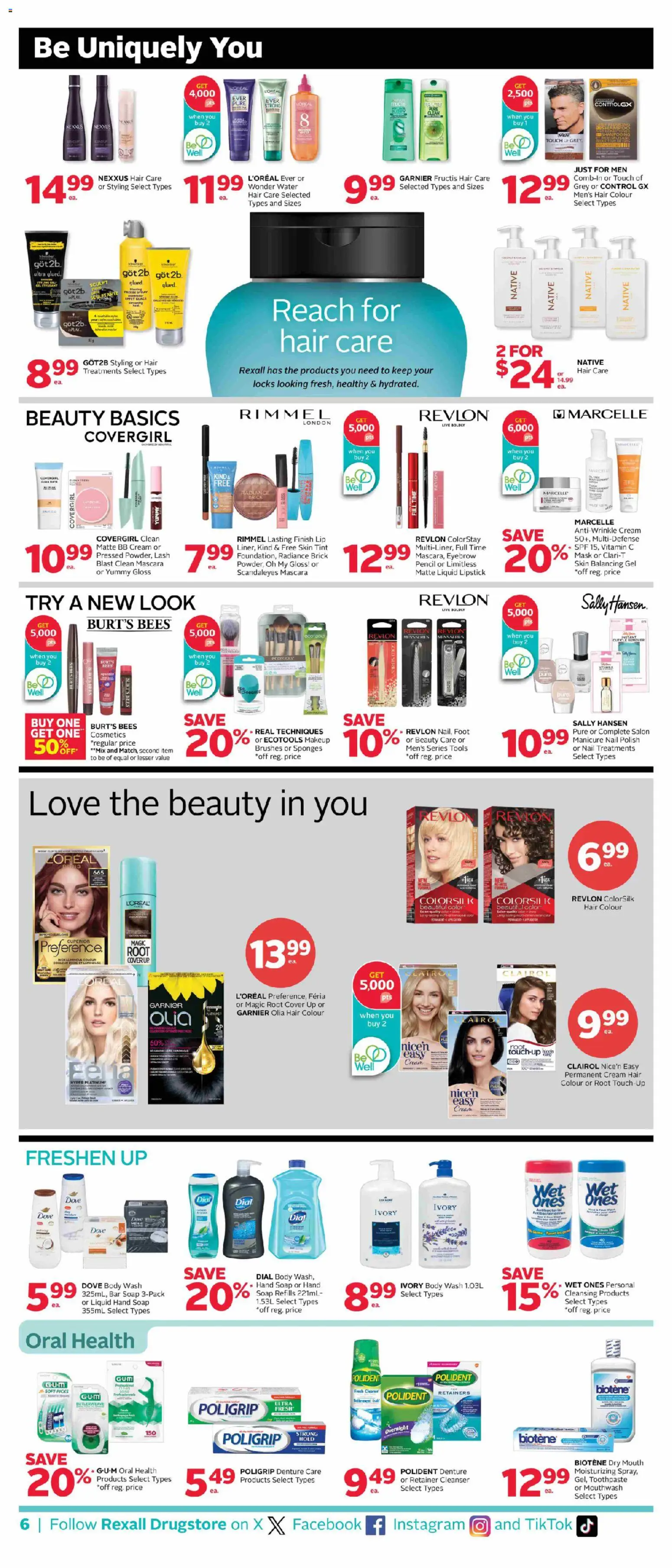 Rexall flyer valid from 12.12.2025 | Page: 11 | Products: Mascara, Nail polish, Mask, Toothpaste