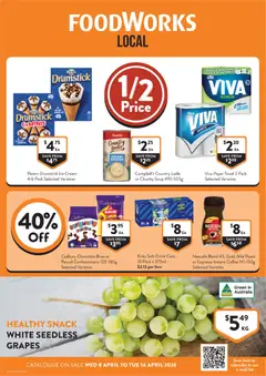 Preview of Foodworks catalogue SA - valid from 08.04.2026