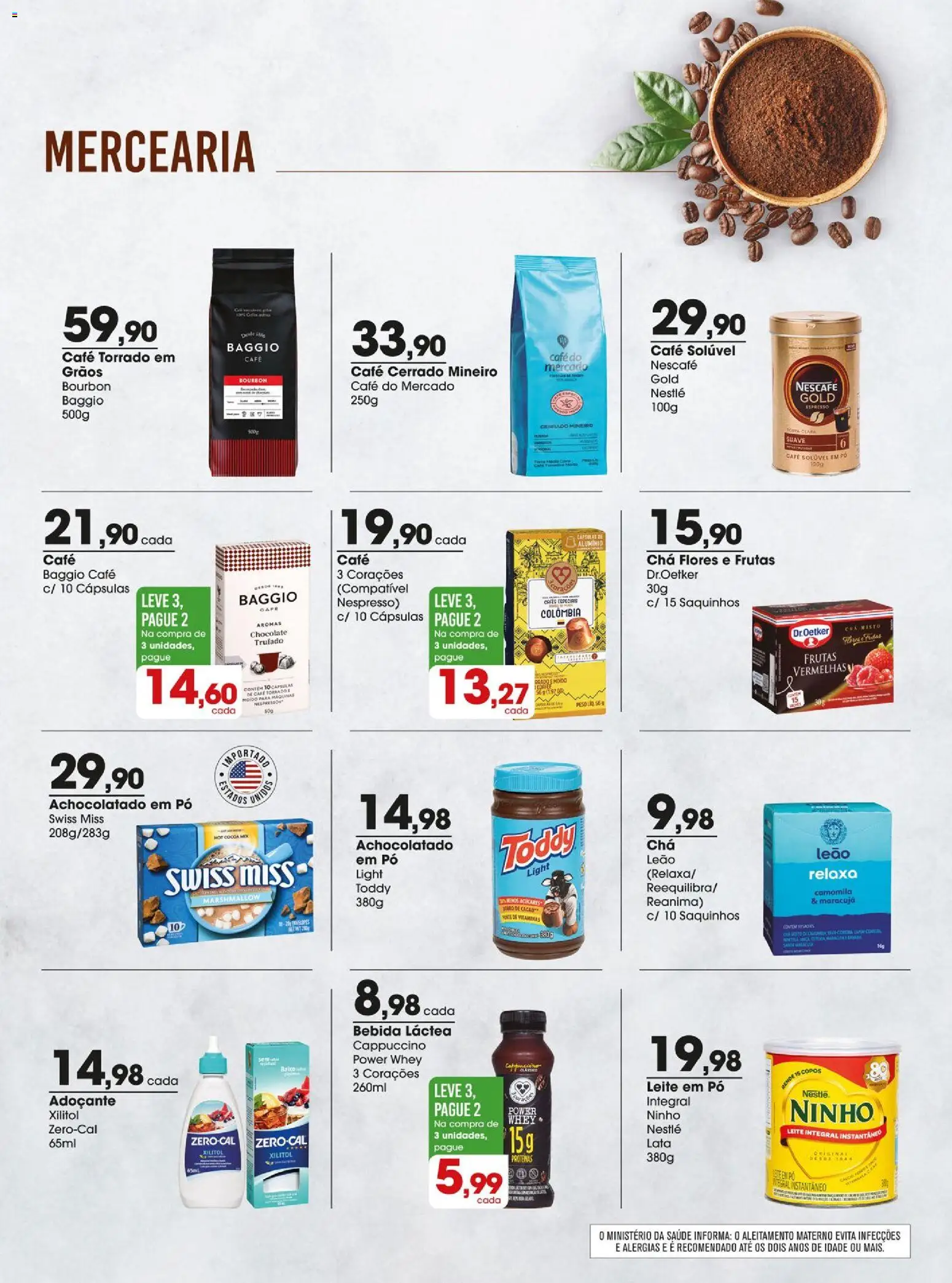 Zaffari Folheto - válido de 04.11.2025 | Página: 5 | Produtos: Pó, Café, Chocolate, Copos