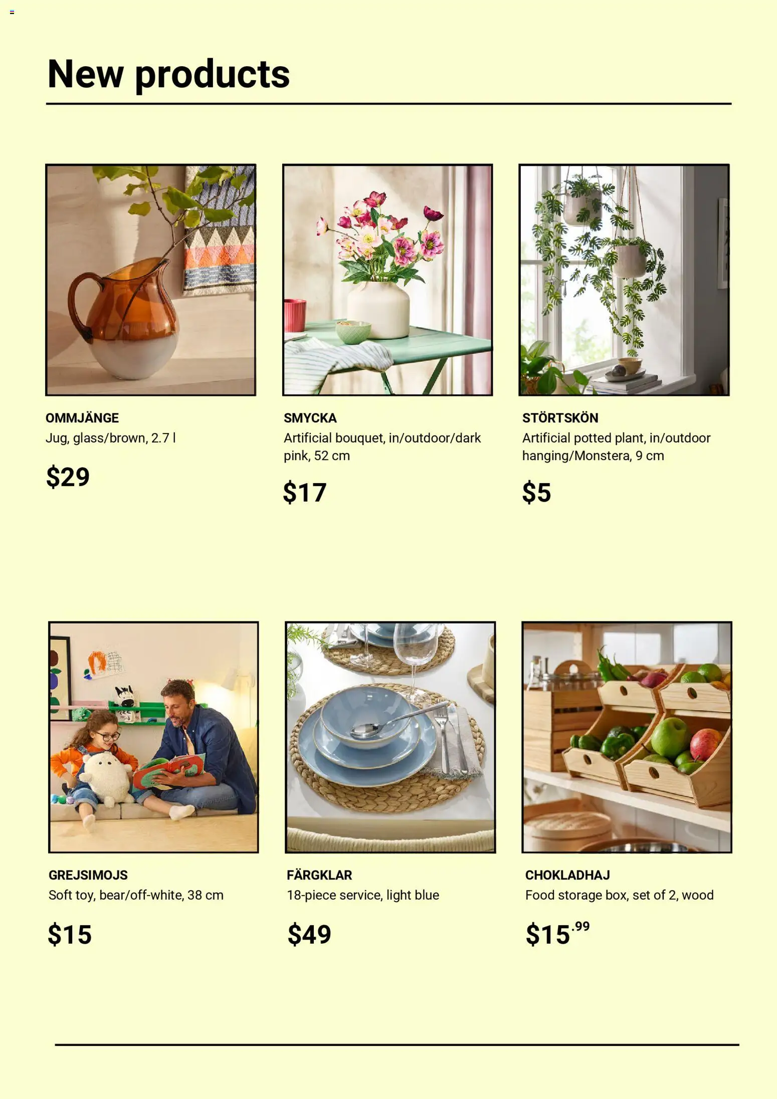 IKEA catalogue - valid from 20.02.2026 | Page: 4 | Products: Light, Food storage, Wood