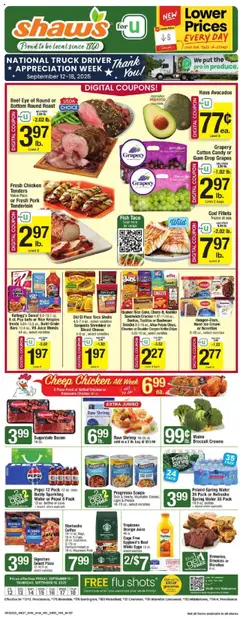 Preview of Shaw's weekly ads valid from 12.09.2025